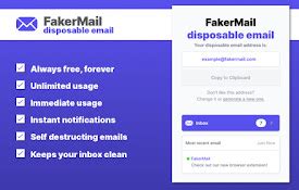 Inboxes : Créer des adresses email jetable